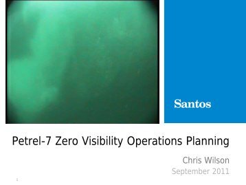 Zero Visibility Operations Planning - DrillSafe