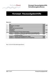 Konzept Hausaufgabenhilfe - Schule Root