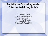 Elternmitwirkung - Landeselternrat Mecklenburg-Vorpommern