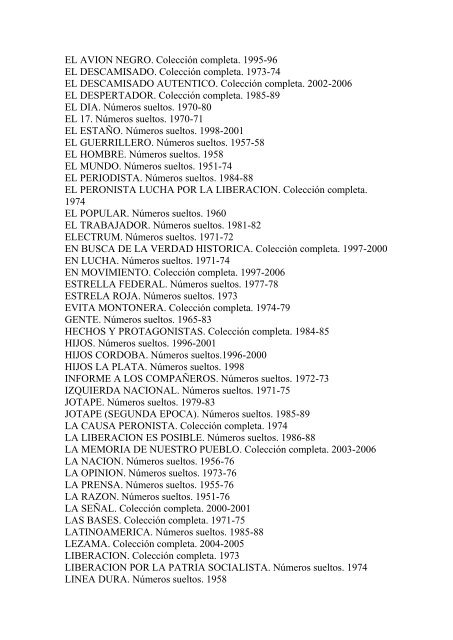 BibliografÃ­a consultada - Roberto Baschetti