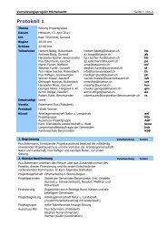 Protokoll 1 - 5 Sterne Region