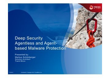 Deep Security Agentless and Agent- based Malware ... - Trend Micro