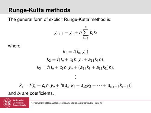 Introduction to Scientific Computing - Tutorial 13: Recapitulation