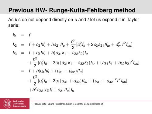 Introduction to Scientific Computing - Tutorial 13: Recapitulation