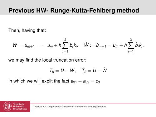 Introduction to Scientific Computing - Tutorial 13: Recapitulation