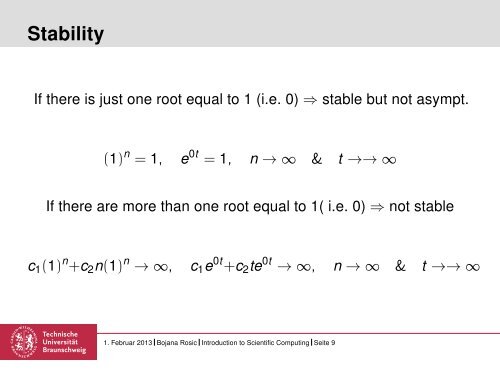 Introduction to Scientific Computing - Tutorial 13: Recapitulation