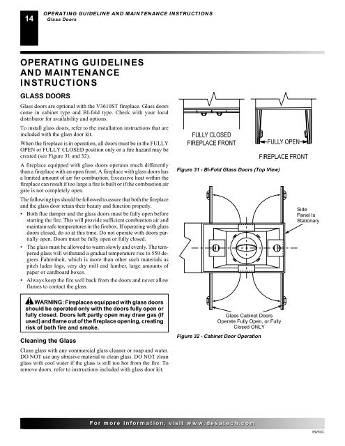 SEE-THROUGH WOOD BURNING FIREPLACE - Desa