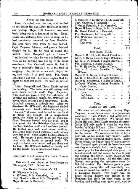 HLI Chronicle 1907 - The Royal Highland Fusiliers