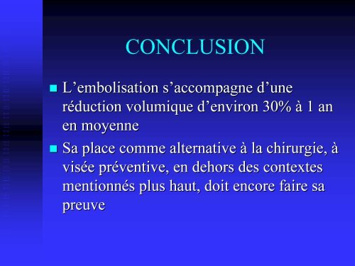 apport de l'embolisation dans le traitement des angiomyolipomes ...