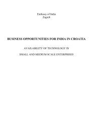 business opportunities for india in croatia - Federation of Indian ...