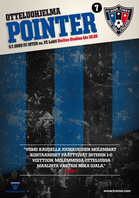 Pointer 7/09 - FC Inter