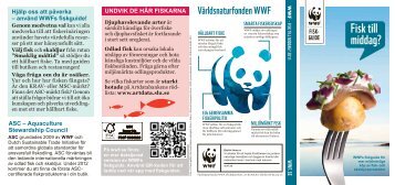 fisk till middag? - VÃƒÂ¤rldsnaturfonden WWF