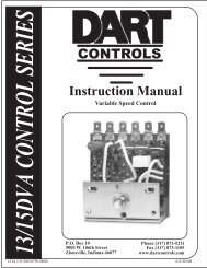 Instruction Manual CONTROLS - Dart Controls