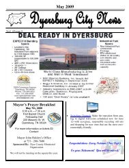 Vol 4 Issue 5 May 2009 - City of Dyersburg