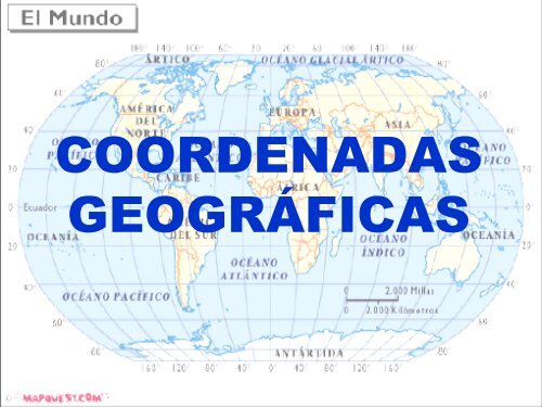 COORDENADAS GEOGRÃFICAS - ColÃ©gio SÃ£o Paulo