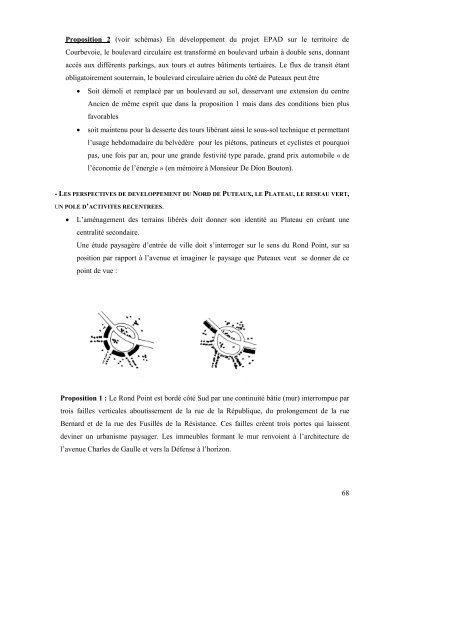 Plan Local d'Urbanisme (PLU) de la Ville de Puteaux LE DIAGNOSTIC