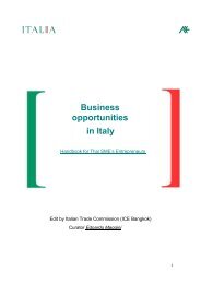 Business opportunities in Italy - Ice