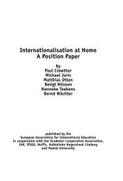 Internationalisation at Home A Position Paper - CiteSeerX