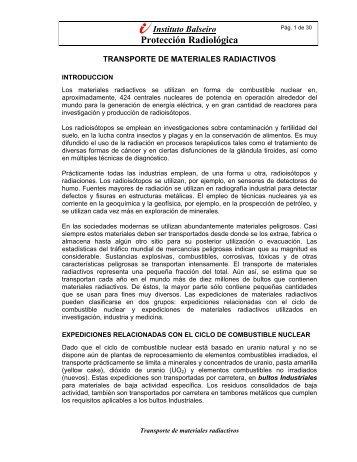 Transporte de Materiales Radiactivos.pdf - Instituto Balseiro - CNEA