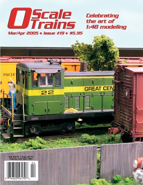 US $5.95 • Can $7.95 - O Scale Trains Magazine Online