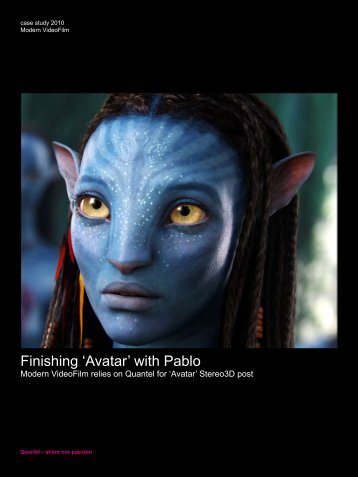 Finishing 'Avatar' with Pablo - Quantel