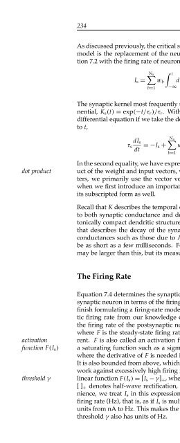 Theoretical Neuroscience