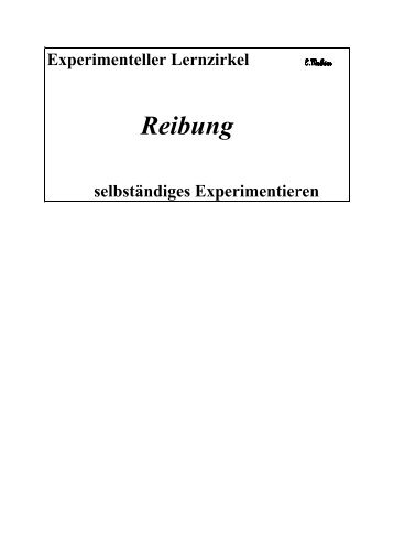 Reibung - bei Schwaben.de