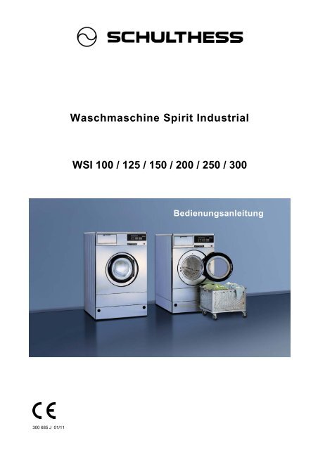 Waschmaschine Spirit Industrial WSI 100 / 125 / 150 ... - Schulthess