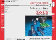 September 2012 - Kurt Schuster Batterien GmbH