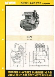 Dieselmotor AKD 12 D - Wesseler Club