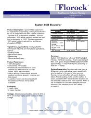 System 6500 Elastomer - Florock Polymer Flooring