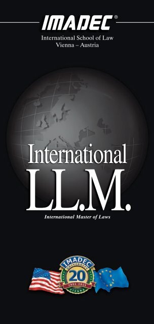 LL.M. Flyer - IMADEC University