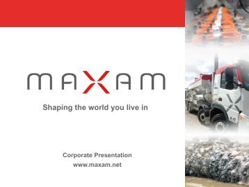 Corporate presentation - 1MB - MAXAM