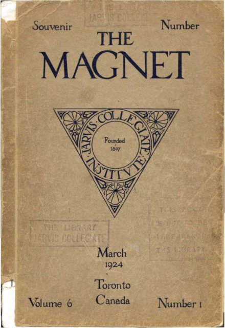 1924 Magnet Yearbook