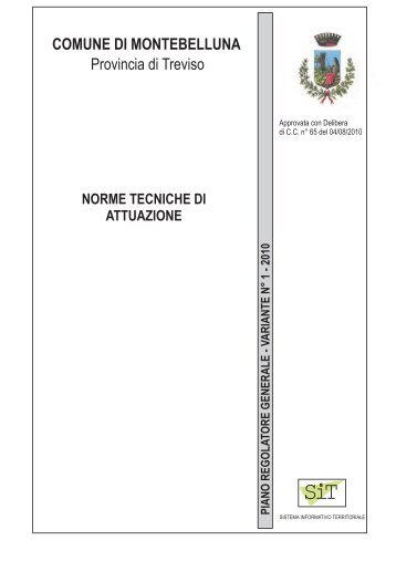 norme tecniche di attuazione piano regolatore generale