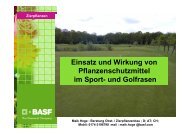 Pflanzenschutzmittel.. - Greenkeeper Verband Deutschland eV