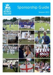 to view and download our Sponsorship Guide for ... - Bowls England