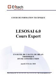 LESOSAI 6.0 Cours Expert