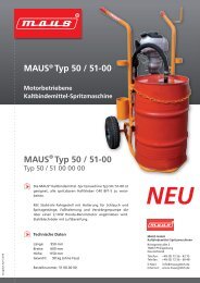 MAUSÃ‚Â® Typ 50 / 51-00 MAUSÃ‚Â® Typ 50 / 51-00 - Maus GmbH