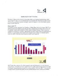 Lean Design Overview of Quality Report Card - Sandy Munro