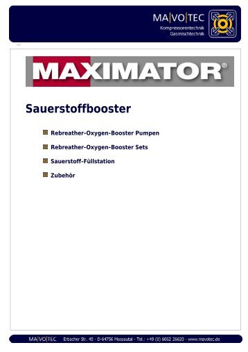 Sauerstoffbooster - MaVoTec