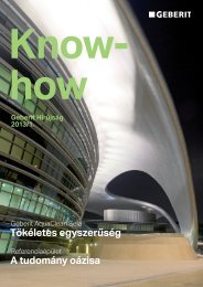 Know-how â Geberit hÃ­rÃºjsÃ¡g