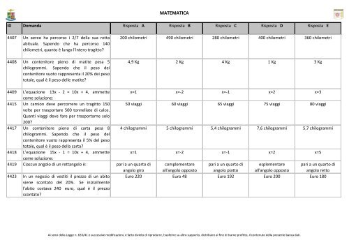 MATEMATICA