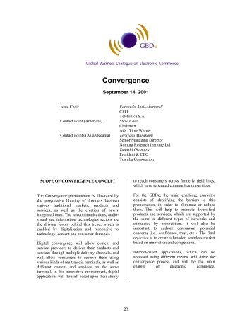 EN PDF 192KB - Global Business Dialogue on Electronic Commerce