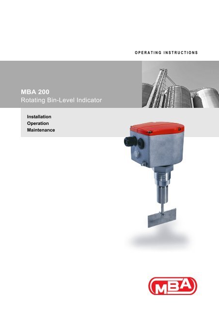 MBA 200 Rotating Paddle - SMB Group