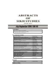 1-kharak singh (Guru Arjun Dev).p65 - Institute of Sikh Studies