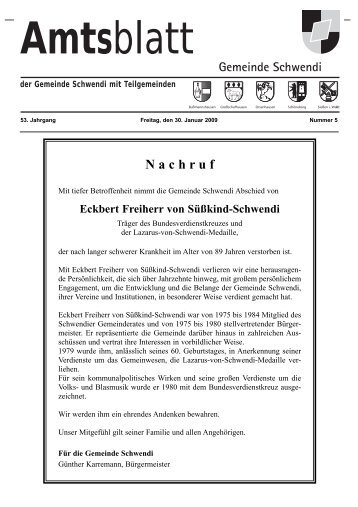 Eckbert Freiherr von Süßkind-Schwendi