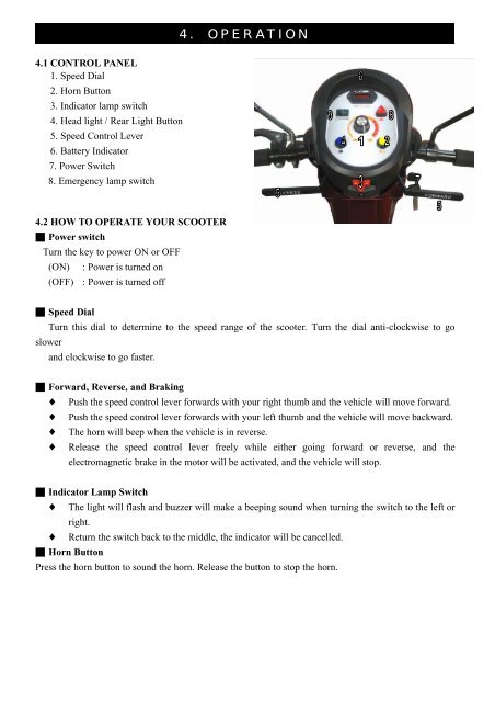 GT807, GT808 GLADIATOR GT OWNER'S MANUAL