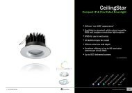 CeilingStar Compact IP & Fire Rated Downlight - PhotonStar LED