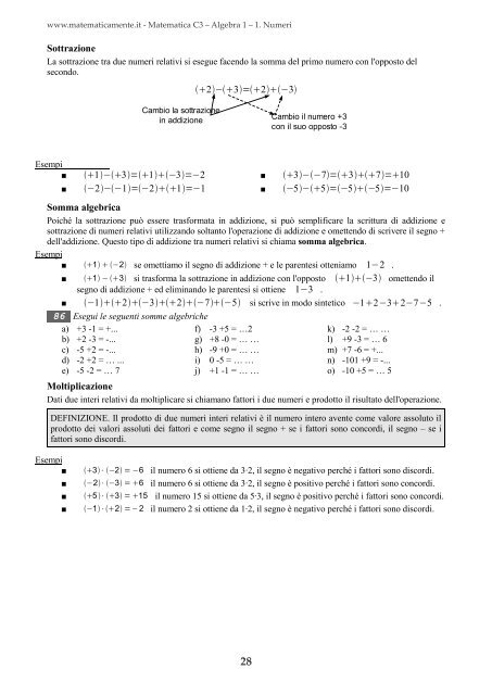 1. NUMERI - shop - Matematicamente.it